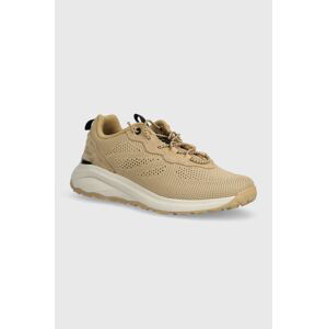 Boty Jack Wolfskin Dromoventure Knit Low dámské, béžová barva, 4056751