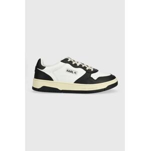 Kožené sneakers boty Karl Lagerfeld KREW KL černá barva, KL53020