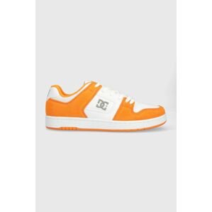 Sneakers boty DC oranžová barva
