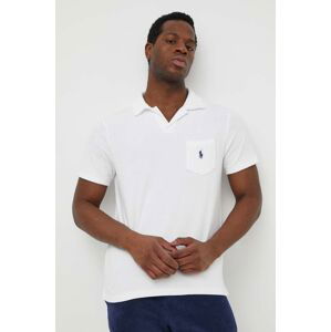 Polo tričko Ralph Lauren bílá barva, 710901044