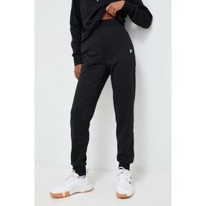 Tréninkové kalhoty Fila Rangiroa černá barva, hladké