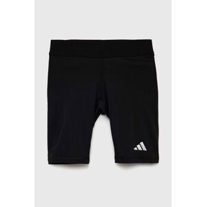 Dětské kraťasy adidas Performance TF SHRT černá barva, hladké