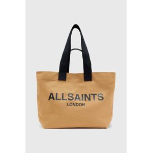 Kabelka AllSaints ALI CANVAS TOTE černá barva