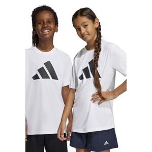 Dětské tričko adidas U TR-ES LOGO bílá barva, s potiskem