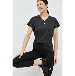 Tréninkové tričko adidas Performance Training Essentials černá barva, HN5543