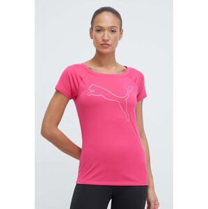 Tréninkové tričko Puma Favorite růžová barva, 522420