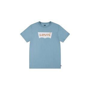 Dětské bavlněné tričko Levi's tyrkysová barva, s potiskem