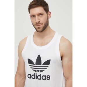 Bavlněný top adidas Originals Adicolor Classics Trefoil Tank bílá barva, IA4808