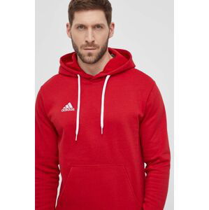 Mikina adidas Performance H57514 pánská, červená barva, hladká, H57514