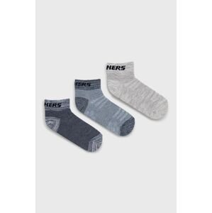 Dětské ponožky Skechers (3-pack) tmavomodrá barva