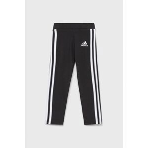 Dětské legíny adidas Performance H65800 černá barva, s aplikací