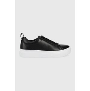 Kožené sneakers boty Vagabond Shoemakers Zoe Platform černá barva