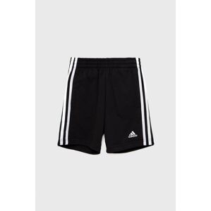 Dětské kraťasy adidas Performance H65791 černá barva, nastavitelný pas