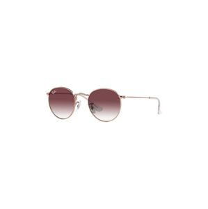 Dětské sluneční brýle Ray-Ban ROUND JUNIOR růžová barva, 0RJ9547S