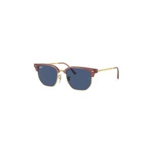 Dětské sluneční brýle Ray-Ban JUNIOR NEW CLUBMASTER fialová barva, 0RJ9116S