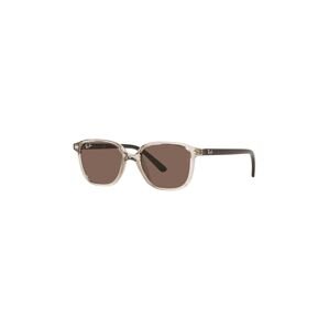 Dětské sluneční brýle Ray-Ban LEONARD JUNIOR hnědá barva, 0RJ9093S