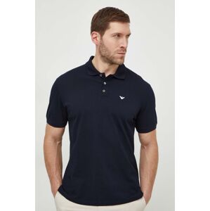 Bavlněné polo tričko Emporio Armani bílá barva, 8N1FQ2 1JTKZ