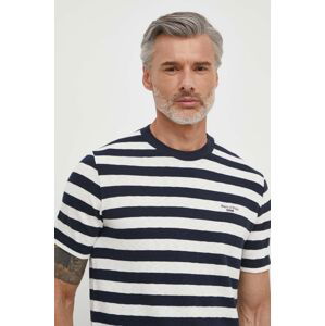 Bavlněné tričko Marc O'Polo tmavomodrá barva, M63228151100