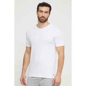 Bavlněné tričko Tommy Hilfiger 3-pack bílá barva