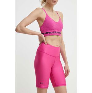 Tréninkové šortky Under Armour dámské, hladké, high waist, 1360939