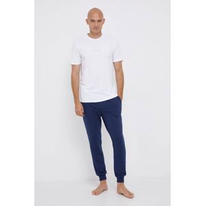 Pyžamové tričko Calvin Klein Underwear bílá barva, hladké, 000NM2170E