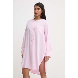 Noční košilka Polo Ralph Lauren dámská, růžová barva, 4P9024