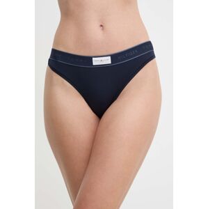 Tanga Tommy Hilfiger tmavomodrá barva, UW0UW04812