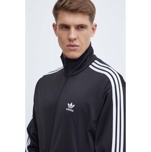 Mikina adidas Originals pánská, černá barva, s aplikací, IJ7058