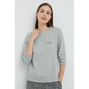 Tričko s dlouhým rukávem Calvin Klein Underwear šedá barva, 000QS6870E