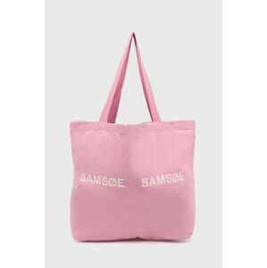 Kabelka Samsoe Samsoe FRINKA růžová barva, F20300113