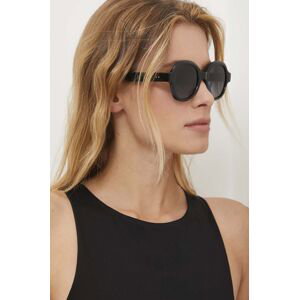 Sluneční brýle Answear Lab s polarizací dámské, černá barva