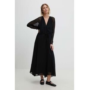 Šaty Answear Lab černá barva, maxi