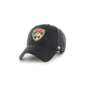 Čepice 47brand NHL Florida Panthers černá barva, s aplikací, H-MVP26WBV-BKC