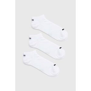 Ponožky Puma (3-pack) dámské, bílá barva, 906807