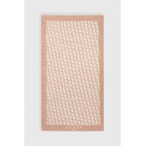 Bavlněný ručník Guess béžová barva, E4GZ12 SG00P