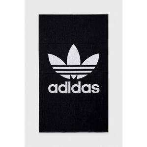 Bavlněný ručník adidas Originals černá barva, IT7108