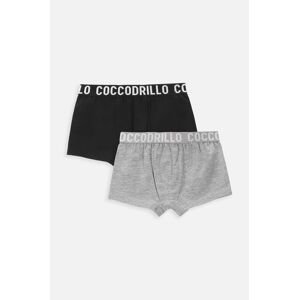 Dětské boxerky Coccodrillo 2-pack černá barva