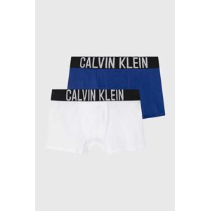 Dětské boxerky Calvin Klein Underwear 2-pack tmavomodrá barva