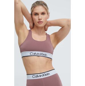 Sportovní podprsenka Calvin Klein Performance růžová barva