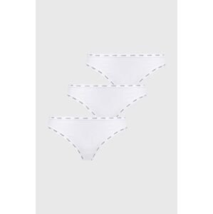 Kalhotky brazilky Guess 3-pack bílá barva, O4GG14 K6YW1