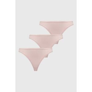 Kalhotky brazilky Guess 3-pack růžová barva, O4GG14 K6YW1