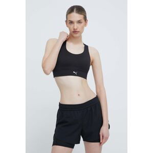 Sportovní podprsenka Puma PWRbreathe černá barva, 525074