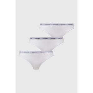 Kalhotky Calvin Klein Underwear 3-pack bílá barva, 000QD5207E