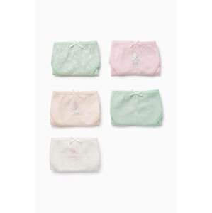 Dětské kalhotky zippy 5-pack růžová barva