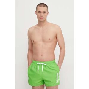 Plavkové šortky adidas zelená barva, IT8598