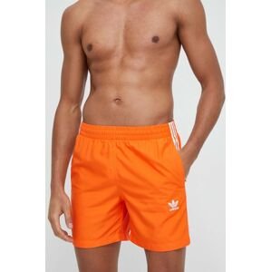 Plavkové šortky adidas Originals oranžová barva, IT8657