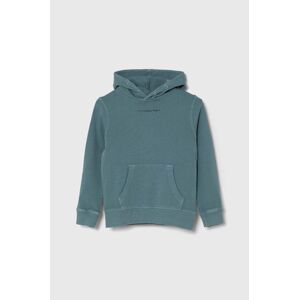 Dětská bavlněná mikina Pepe Jeans NEW DAVIDE HOODIE s kapucí, s potiskem