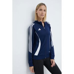 Tréninková mikina adidas Performance Tiro 24 tmavomodrá barva, s aplikací, IR7492