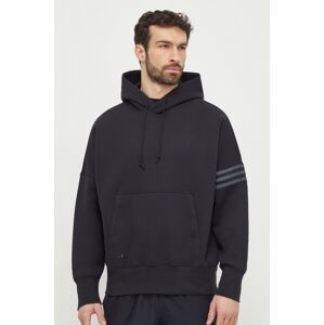 Mikina adidas Originals pánská, černá barva, s kapucí, s aplikací, IP3286