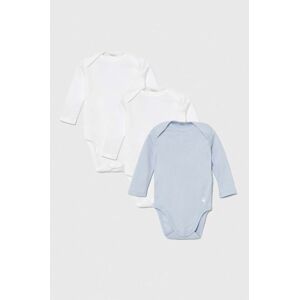 Bavlněné kojenecké body United Colors of Benetton 3-pack